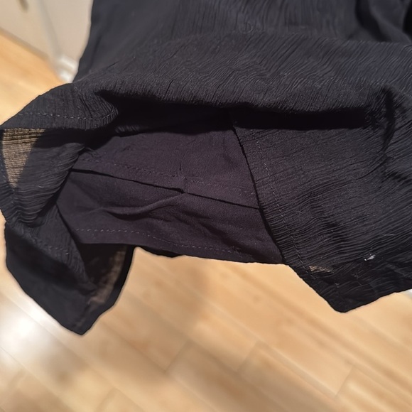 NWT Neena Swim Crinkled Pleat Wide Leg Pants M/L - Picture 6 of 9